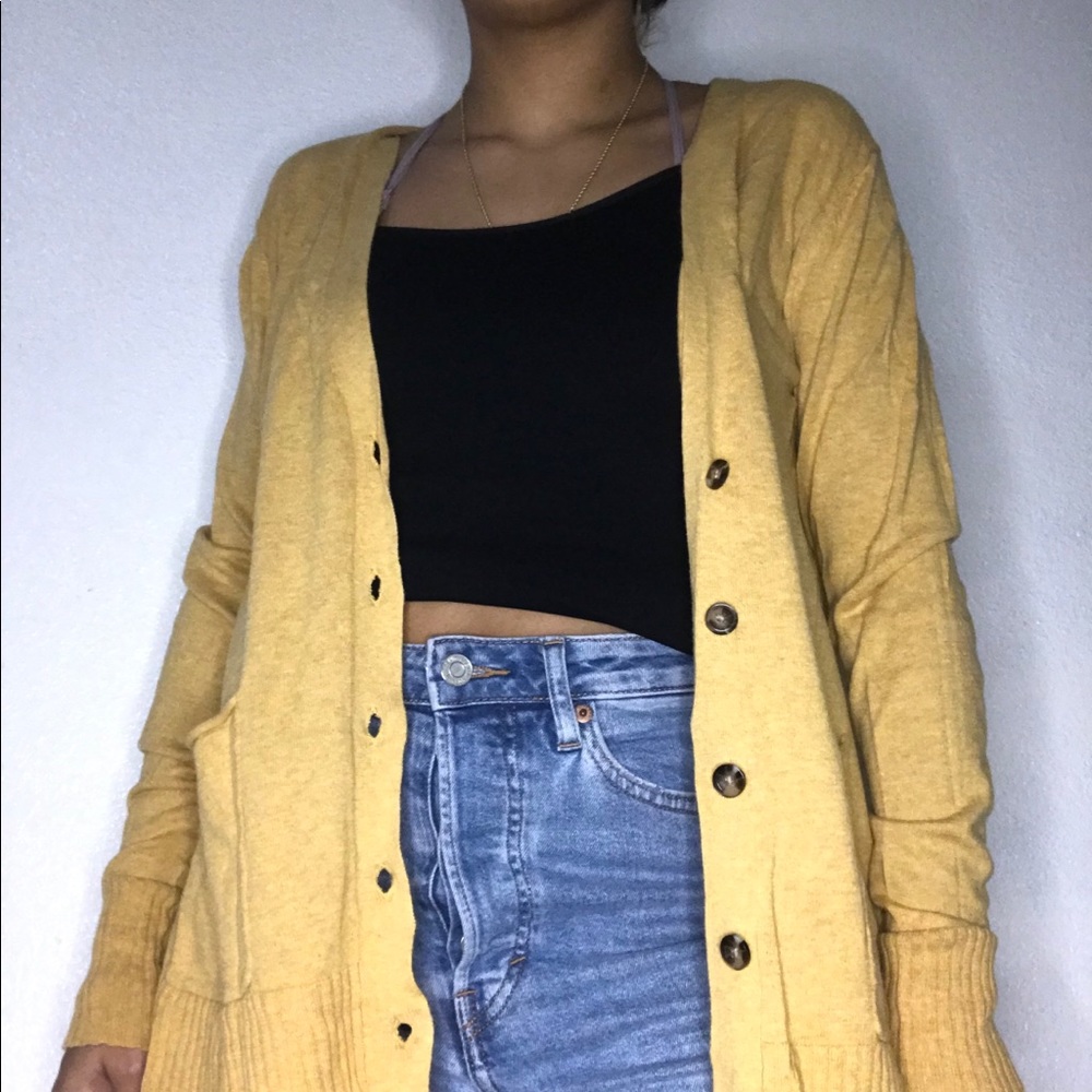 Yellow Cardigan